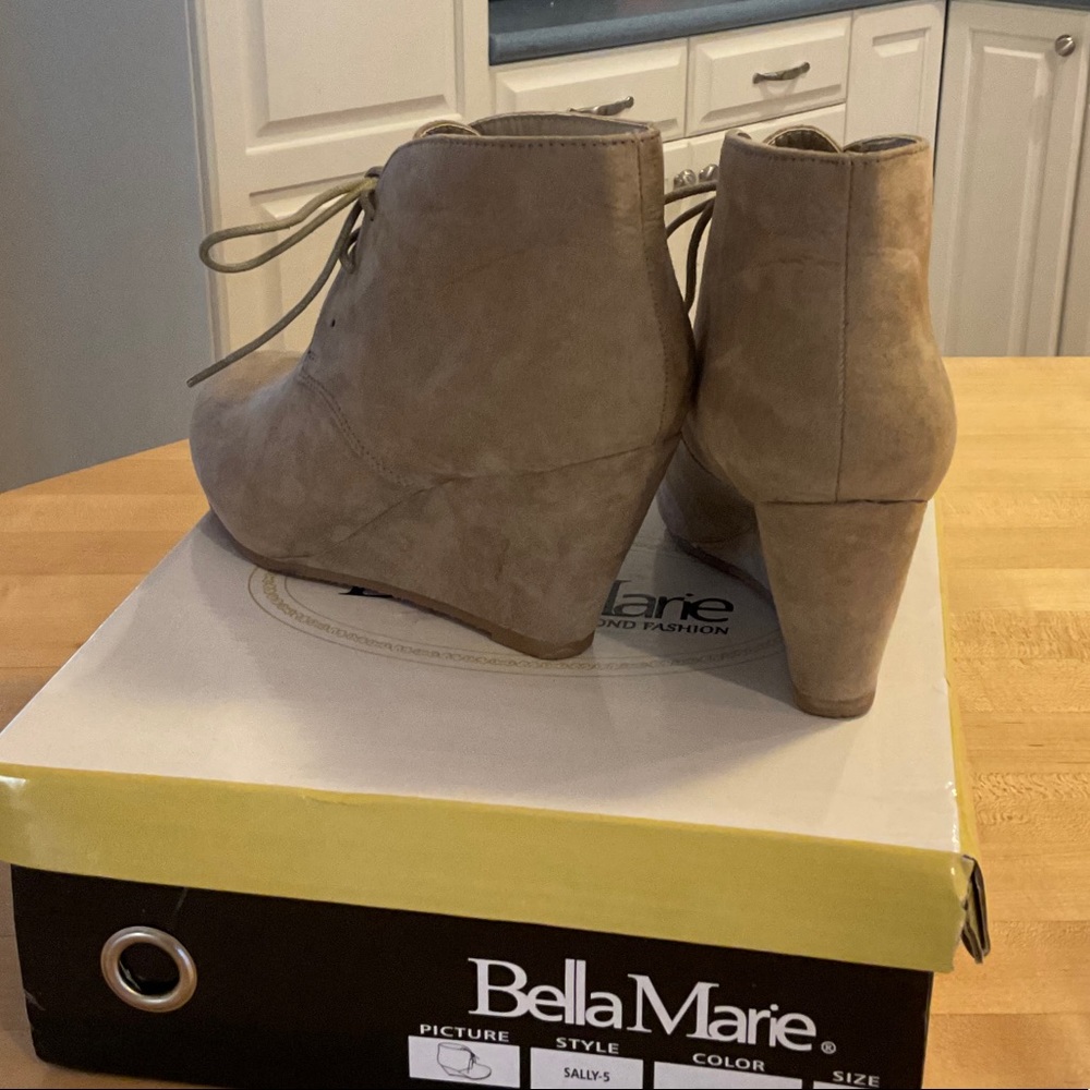 Cream Booties - Picture 2 of 2